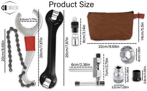 Dererste Kit Di Attrezzi Per La Riparazione Della Bicicletta Pezzi