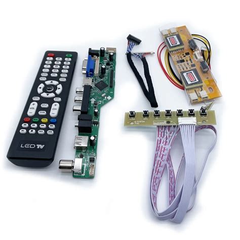 Universal LCD TV Controller Driver Board V53 Analog TV , 45% OFF