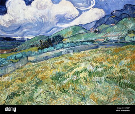 Vincent Van Gogh Landscape From Saint R My Stock Photo Alamy