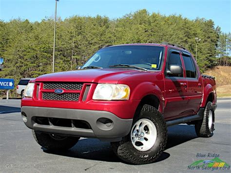 Bright Red Ford Explorer Sport Trac Xlt Photo