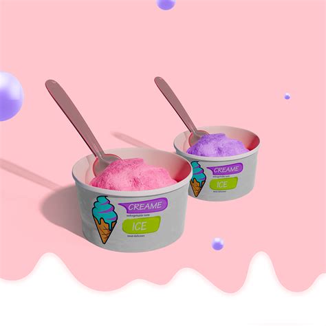 Упаковка мороженого. Векторные иллюстрации. | Behance