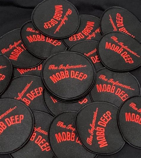 Mobb Deep Red And Black Logo Patch The Infamous Prodigy Havoc 90