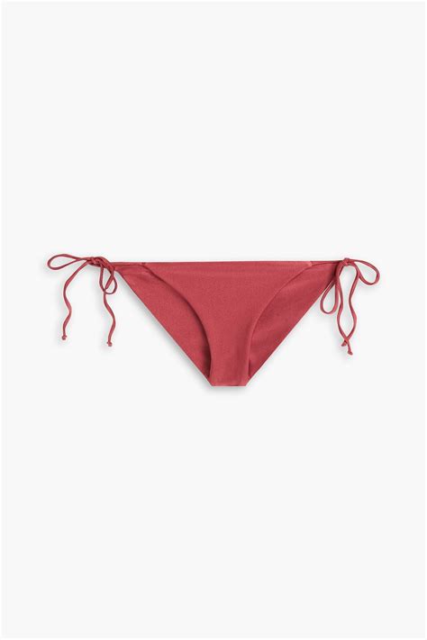JADE SWIM Ties Low Rise Bikini Briefs THE OUTNET