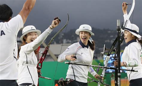 믿고 보는 한국 양궁 여자 단체전 8연패 위업 오마이스타