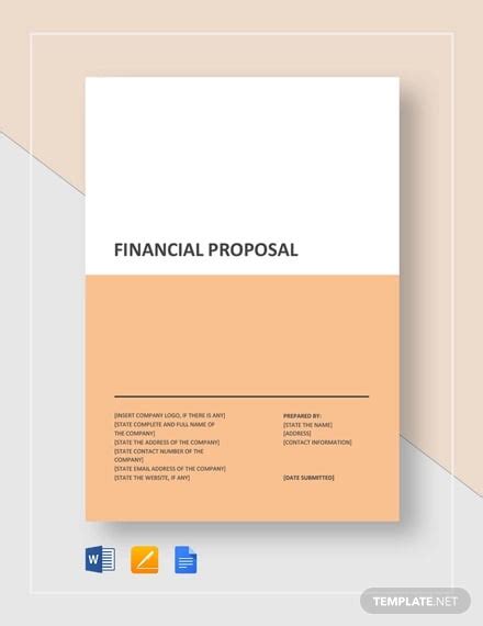 10+ Financial Proposal Templates - Word, PDF, Google Docs, Apple Pages ...