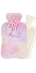 Easycosy Long Hot Water Bottle With Knitted Cover Neck Warm L Bed Soft Warmers Bs