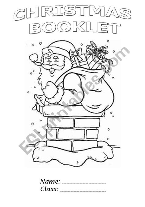 Christmas Booklet Part 1 Esl Worksheet By Chiaretta