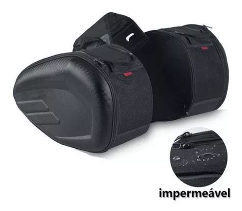 Bolsa Alforge Bauleto Moto Par Lateral 58 Litros Universal Frete grátis