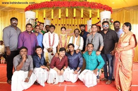 Actor Vijay Vasanth's brother wedding photos, Event Gallery, Actor ...