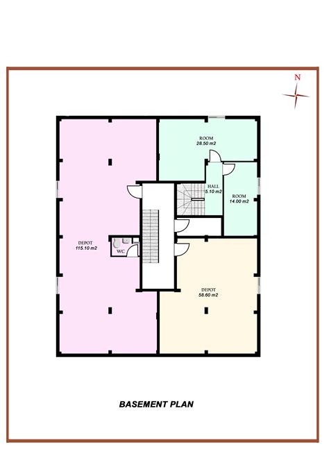 2 Bedroom Basement Apartment Floor Plans - Design Corral