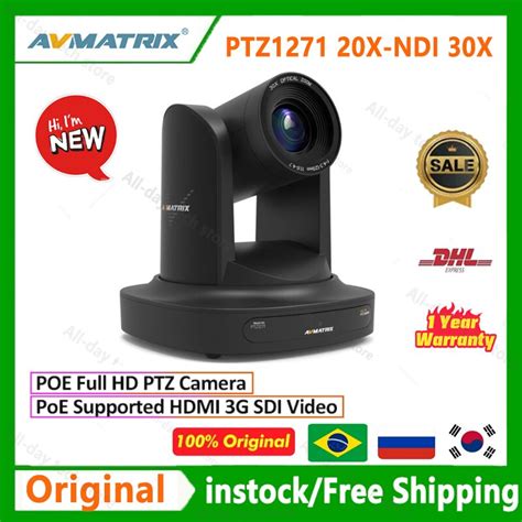 Avmatrix Ptz X Ndi X Poe Completo Hd C Mera De V Deo