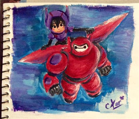 Hiro And Baymax Big Hero 6 Fan Art 39345561 Fanpop