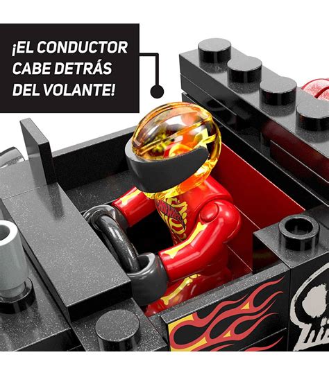 Mega Construx Hot Wheels Monster Trucks Pista Bone Shaker Coche Juguetes Panre