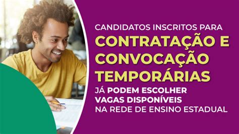 See Mg Inicia Período De Escolha De Vagas Para Contratação Temporária