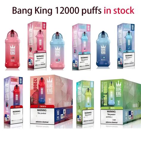 Original Bang King 12000 Puffs Disposable Vape Bar Kit 20 Flavors