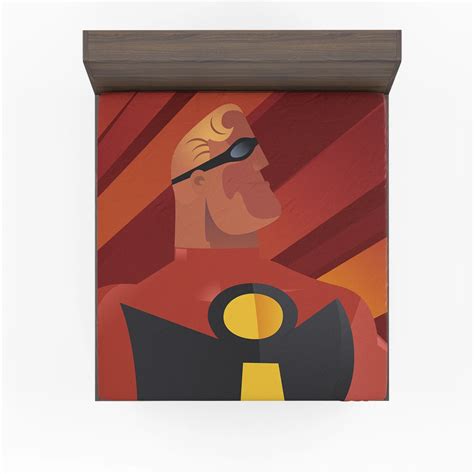 The Incredibles: Pixar Superhero Family Fitted Sheet