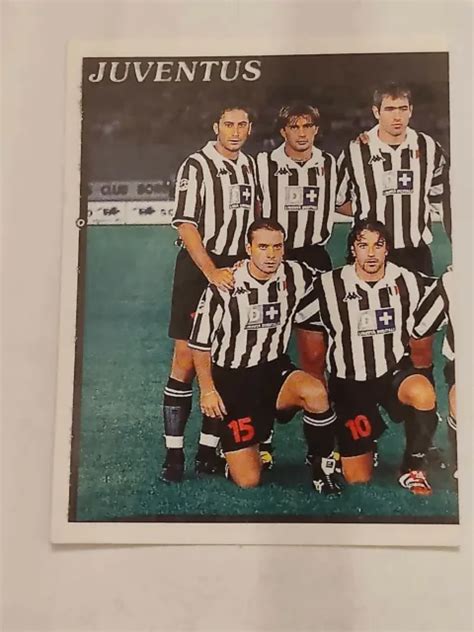 FIGURINA CALCIATORI PANINI 1998 99 JUVENTUS SQUADRA N 140 OTTIMA CON