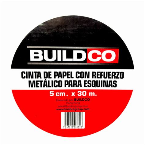 Cinta De Papel Con Refuerzo Met Lico Para Esquinas Buildco Cmx M