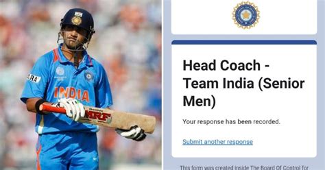 Bcci Invites Applications For Indias Head Coach Role Fans Apply