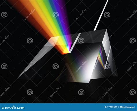 Prism spectrum stock illustration. Image of refraction - 17297525