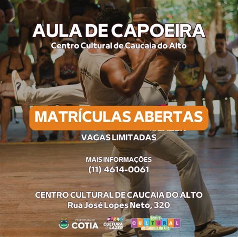 Aulas De Capoeira No Centro Cultural De Caucaia Do Alto Cultura