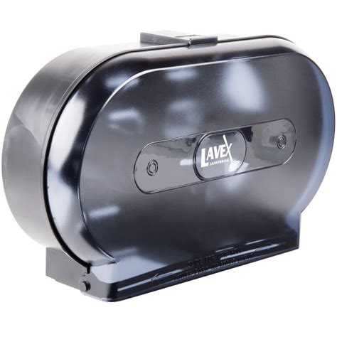 Lavex Janitorial Double Roll Jumbo Toilet Tissue Dispenser