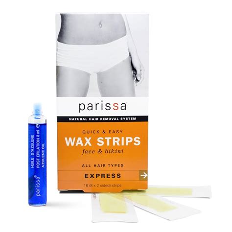 Parissa Wax Strips Face Bikini Hair Removal Waxing Kit For Women