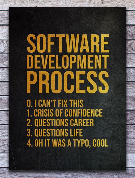 Funny Software Developer Programmer Quote Wall And Art Print Funny