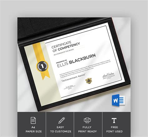 20+ Best Free Diploma Certificate Templates in Word for 2022