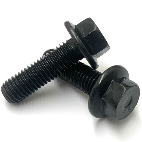 mm hexagon head flange high tensile  black colour grade