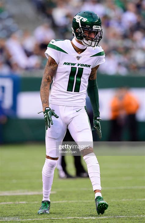 Robby Anderson Of The New York Jets In Action Against The Dallas