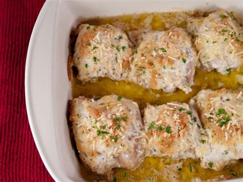 Baked Parmesan Chicken Thighs Recipe