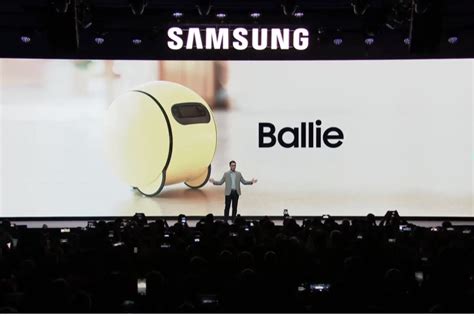 Samsung Unveils Enhanced Ballie Robot With Projection Capabilities At