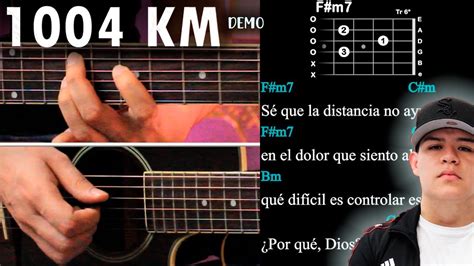 1004 Kilómetros Junior H Tutorial DEMO Acordes YouTube