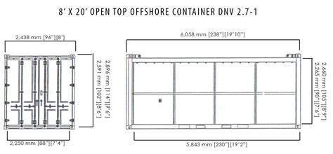 X Open Top Offshore Container Dnv Tiger Offshore Rentals