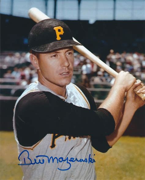 Autographed Bill Mazeroski X Pittsburgh Pirates Photo Main Line