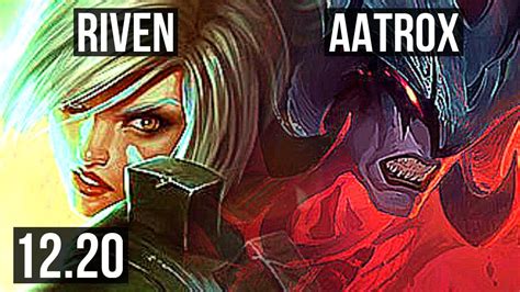 RIVEN Vs AATROX TOP Rank 3 Riven 4 0 6 2 3M Mastery 1200 Games