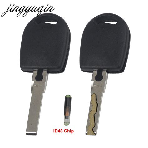 Jingyuqin Funda De Llave Transponedora De Hoja Hu66 Cortada Sin Cortar