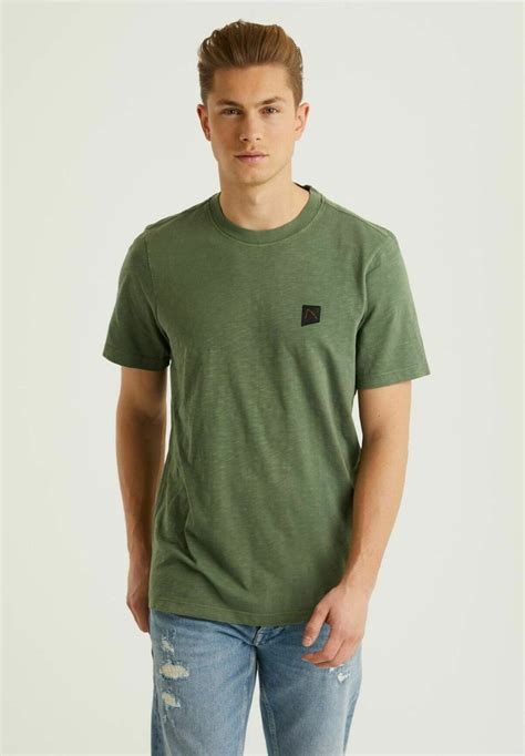 Chasin Ethan T Shirt Basic Green Grün Zalando De