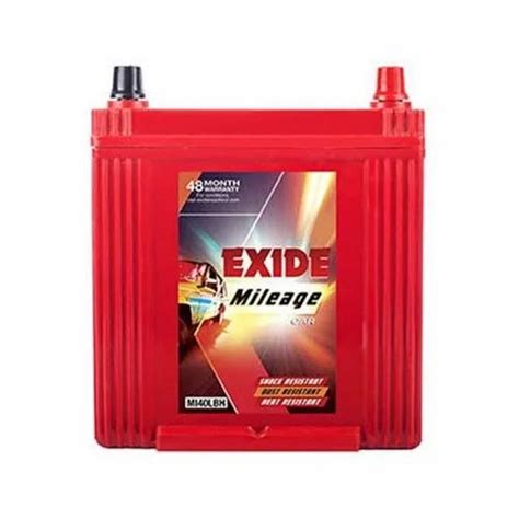 Capacity Ah Exide Ml Lbh Mileage Car Battery At Rs In Thane