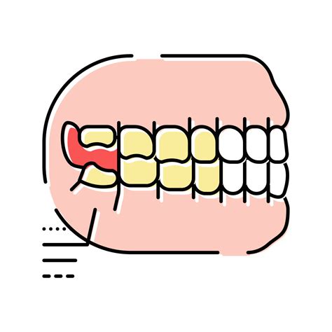 wisdom tooth color icon vector illustration 19593919 Vector Art at Vecteezy