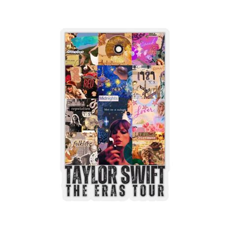 Eras Tour Albums Sticker The Eras Tour Stickers Taylor Etsy Hong Kong