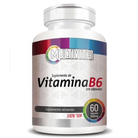 Vitamina B Piridoxina Idr C Psulas Multivita Shopee Brasil