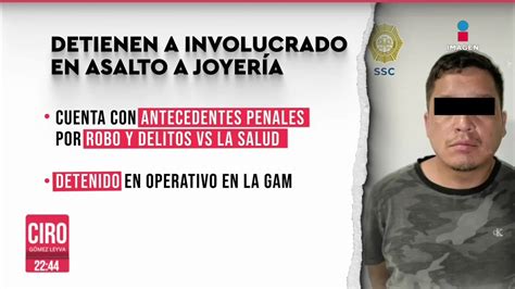 Detienen a tercer implicado en asalto a joyería en Antara Imagen Televisión