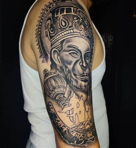 Hanuman tattoo | Hanuman tattoo, Tattoos, Hanuman