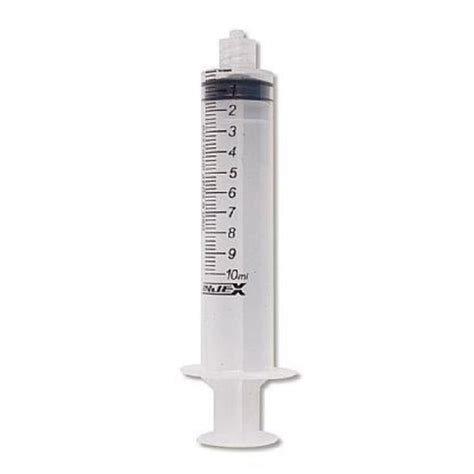 Seringa 10ml Bico Rosca Luer Lock Ll Injex MED ALPHA HOSPITALAR