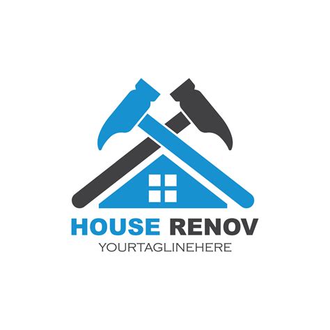house build and renovation logo icon vector illustration 19608480