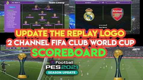 Pes Replay Logo And Channel Scoreboards Fifa Club World Cup