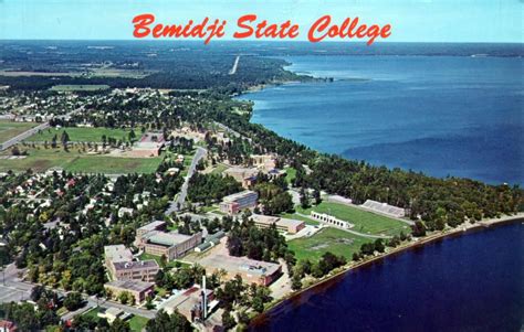 Aerial view, Bemidji State College, Bemidji Minnesota, early 1960's | Bemidji minnesota, Bemidji ...