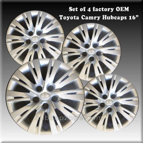 Set 4 Toyota Camry Hubcaps Wheel Covers 16 2012 2014 Factory OEM